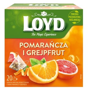 Herbata LOYD Pomarańcza & Grejpfrut (20 sztuk)