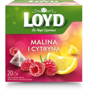 Herbata LOYD Malina & Cytryna (20 sztuk)