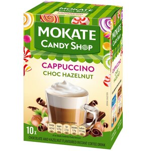 Kawa rozpuszczalna MOKATE Candy Shop Cappucino Choc Hazelnut (10 szt.)