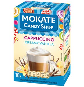 Kawa rozpuszczalna MOKATE Candy Shop Cappuccino Creamy Vanilla (10 szt.)