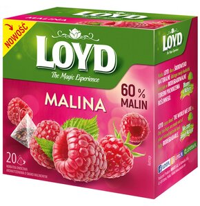 Herbata LOYD Malina (20 sztuk)