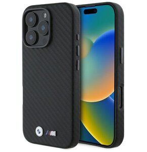 Etui BMW HardCase Carbon Wrapped Metal do Apple iPhone 16 Pro Max Czarny