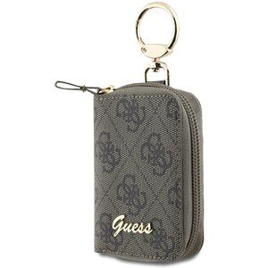 Etui GUESS 4G Triangle Saszetka na kabel Brązowy