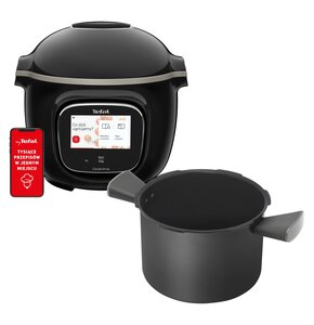 Multicooker TEFAL Cook4Me Touch CY9128 (Wi-Fi) + Misa TEFAL Touch XA602011 do Cook4Me oraz dostępem do ponad 1000 darmowych przepisów
