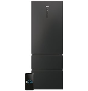 Lodówka HAIER HTW7720ENPT No frost 200.6 cm Czarna