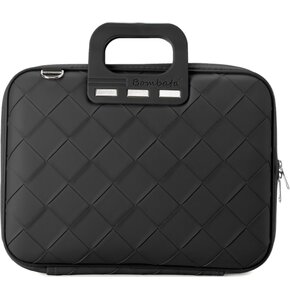 Torba na laptopa BOMBATA Intrecciato 13-14 cali Czarny