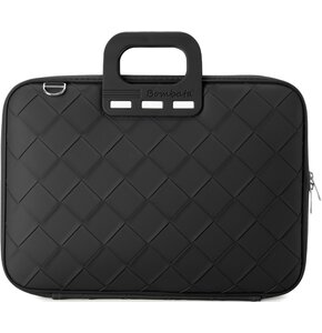 Torba na laptopa BOMBATA Intrecciato 15-16 cali Czarny