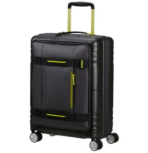 Walizka AMERICAN TOURISTER Hello Cabine Spinner 55 Czarno-limonkowy