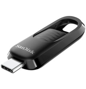 Pendrive SANDISK Ultra Slider 512GB, USB-C, odczyt 400 Mb/s Czarny
