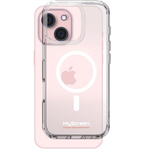 Etui MYSCREEN Revo Clear Case MagSafe do Apple iPhone 15 Przezroczysty