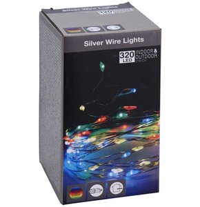 Lampki drucik CHRISTMAS DECORATION 320 LED Multicolor Sieciowe
