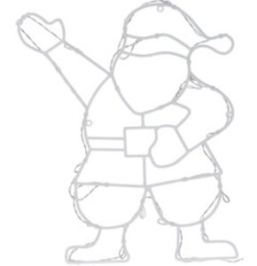 Figurka świetlna CHRISTMAS DECORATION Mikołaj