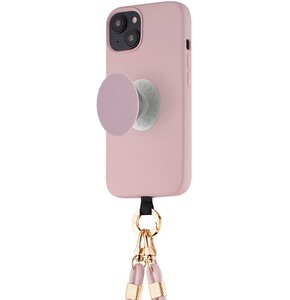 Etui JUST ELEGANCE PopGrip do Apple iPhone 15 Różowy