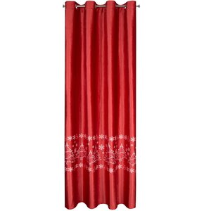 Zasłona EUROFIRANY Rubi 140 x 250 cm Czerwony