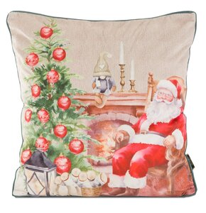 Poszewka EUROFIRANY 459710 45 x 45 cm Beżowy