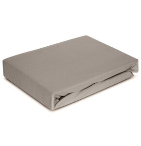 Prześcieradło EUROFIRANY Design 91 Soft z gumką 100 x 200 cm Jasnoszary