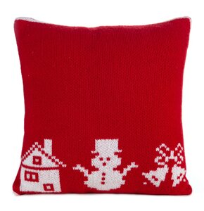 Poszewka EUROFIRANY 431225 45 x 45 cm Czerwony