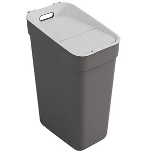 Kosz na śmieci do segregacji CURVER Ready To Collect 30L Ciemnoszary