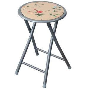 Taboret składany PATIO 47516 Flower Szaro-beżowy