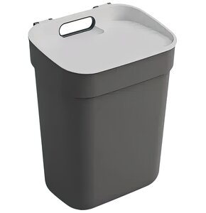 Kosz na śmieci do segregacji CURVER Ready To Collect 10L Ciemnoszary