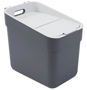 Kosz na śmieci do segregacji CURVER Ready To Collect 20L Ciemnoszary