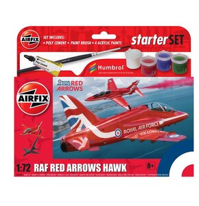 Samolot AIRFIX Starter Set Red Arrows Hawk A55002