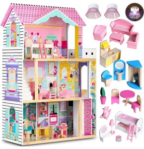 Domek RICOKIDS 3-piętrowy z windą i lampką LED 7829