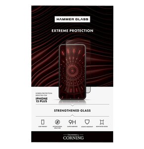 Szkło hartowane HAMMER GLASS Corning do Apple iPhone 15 Plus