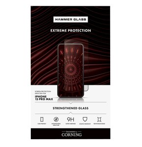 Szkło hartowane HAMMER GLASS Corning do Apple iPhone 15 Pro Max