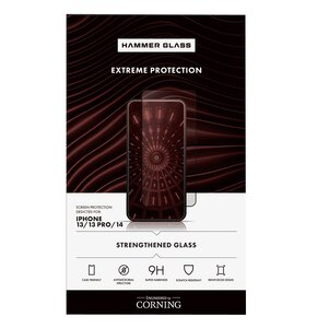 Szkło hartowane HAMMER GLASS Corning do Apple iPhone 13/13 Pro/14