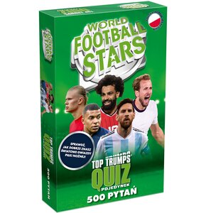 Gra karciana WINNING MOVES Top Trumps World Football Stars Quiz WM04944-POL-6