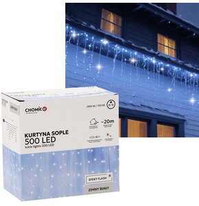 Kurtyna LED EXTRALINK 9898 Sople 20 m Sieciowe