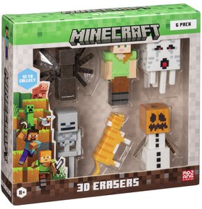 Zestaw gumek MINECRAFT B (6 sztuk)