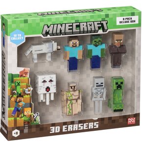 Zestaw gumek MINECRAFT A (8 sztuk)