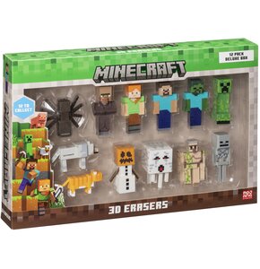 Zestaw gumek MINECRAFT MC4080 (12 sztuk)