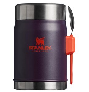 Lunch box STANLEY Classic 10-09382-107 0.4 L Fioletowy + Sztućce