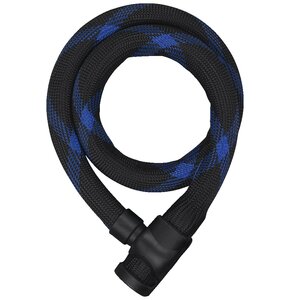 Zapięcie rowerowe ABUS Ivera Steel-O-Flex 7200/85 + uchwyt RBU Linka Czarny