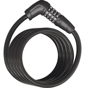 Zapięcie rowerowe ABUS Tresor 6512C/1800 Linka Czarny