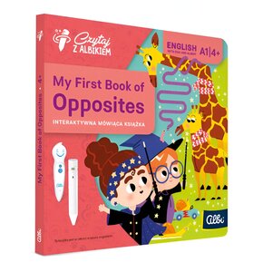 Książka Czytaj z Albikiem My First Book of Opposites Šárka Parkanowá (twarda okładka)