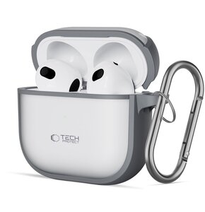 Etui na słuchawki TECH-PROTECT Magmat do Apple Airpods 4 Szary