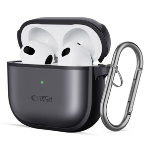 Etui na słuchawki TECH-PROTECT Magmat do Apple Airpods 4 Czarny