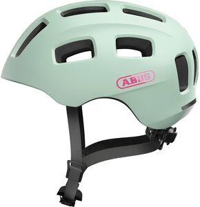 Kask rowerowy ABUS Youn-I 2.0 Turkusowy dla Dzieci z lampką (rozmiar M)