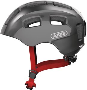Kask rowerowy ABUS Youn-I 2.0 Tytanowy dla Dzieci z lampką (rozmiar S)
