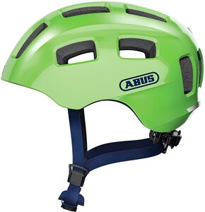 Kask rowerowy ABUS Youn-I 2.0 Jasnozielony dla Dzieci z lampką (rozmiar S)