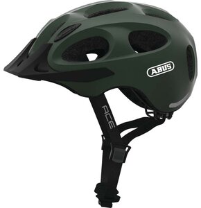 Kask rowerowy ABUS Youn-I Ace Zielony Miejski z lampką (rozmiar S)