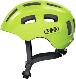 Kask rowerowy ABUS Youn-I 2.0 Żółty dla Dzieci z lampką (rozmiar M)