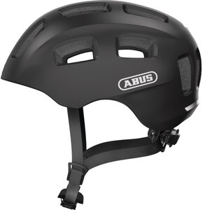 Kask rowerowy ABUS Youn-I 2.0 Velvet Czarny dla Dzieci z lampką (rozmiar S)