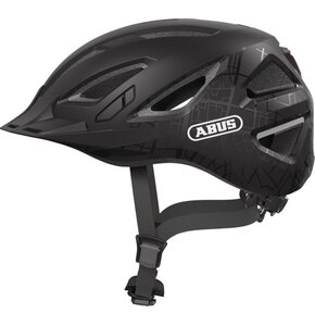 Kask rowerowy ABUS Urban-I 3.0 Street Art Czarny Miejski z lampką (rozmiar L)