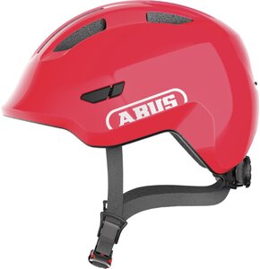 Kask rowerowy ABUS Smiley 3.0 Shiny Czerwony dla Dzieci (rozmiar S)