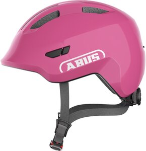 Kask rowerowy ABUS Smiley 3.0 Shiny Różowy dla Dzieci (rozmiar S)